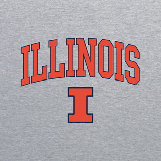 Illinois Arch Logo Tall Hoodie
