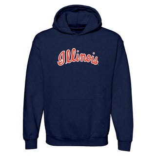 Illinois Script Logo Hoodie
