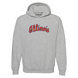 Illinois Script Logo Hoodie