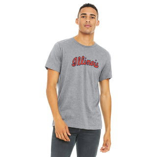 Illinois Script Logo CVC T-Shirt