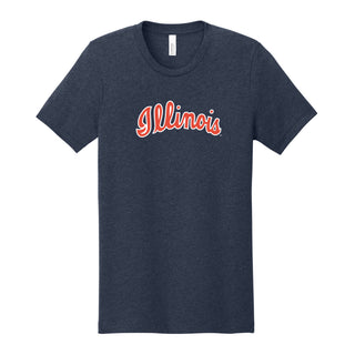 Illinois Script Logo CVC T-Shirt