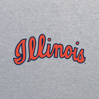 Illinois Script Logo Crewneck Sweatshirt