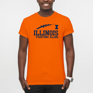 Illinois Football Horizon T Shirt