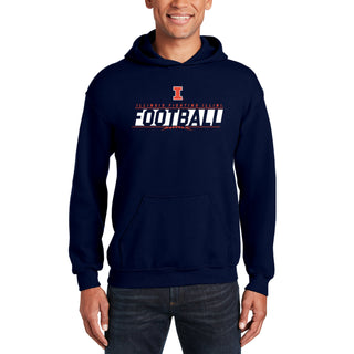 Illinois Football Charge Hoodie - Navy