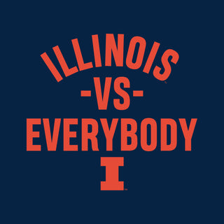 Illinois Vs Everybody T-Shirt - Navy