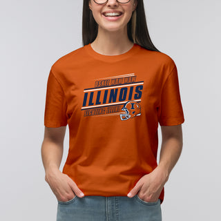 Illinois Fighting Illini Action Cheer T-Shirt - Orange
