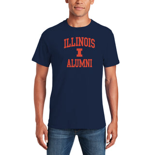 Illinois Arch Logo Alumni T-Shirt - Navy