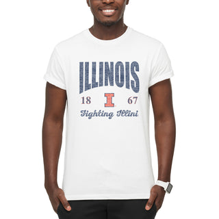 Illinois Giving Noise T-Shirt - White