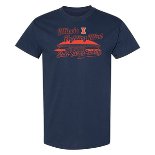 Illinois Fighting Illini Basketball State Farm Center T-Shirt - Navy