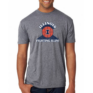 Illinois Basketball Shootout NLA Triblend T-Shirt - Premium Heather