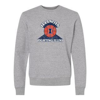 Illinois Basketball Shootout JA BTB Crewneck - Oxford