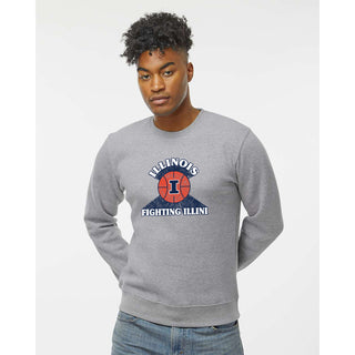 Illinois Basketball Shootout JA BTB Crewneck - Oxford