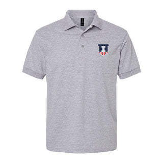 Illinois Badge Logo EMB Dryblend Jersey Polo