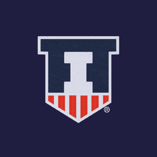 Illinois Badge Logo EMB Youth Dryblend Jersey Polo