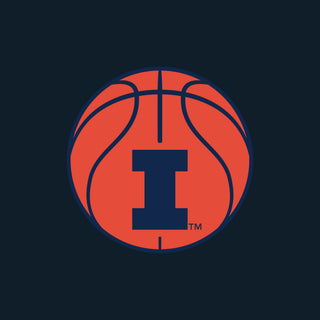 Illinois Basketball Outline EMB Dad Hat