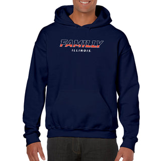 Illinois FAMILLY Hoodie - Navy