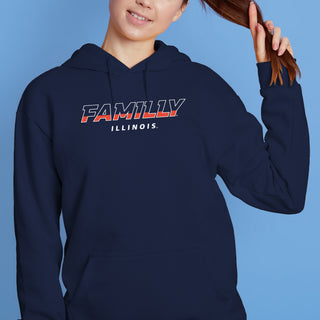 Illinois FAMILLY Hoodie - Navy