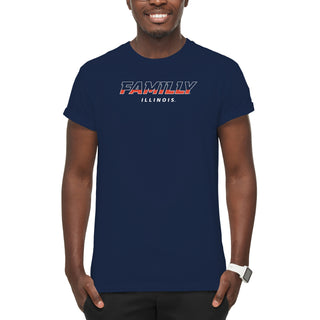 Illinois FAMILLY T-Shirt - Navy