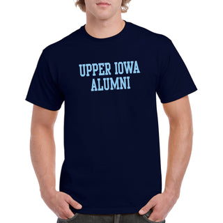 Upper Iowa Alumni Block T Shirt - Navy