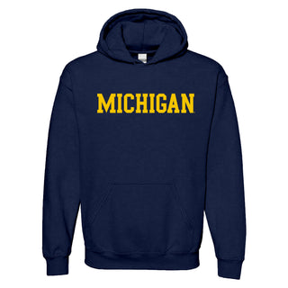 Michigan Basic Block Hoodie