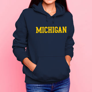Michigan Basic Block Hoodie