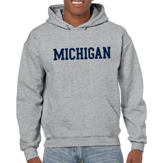 Michigan Basic Block Hoodie