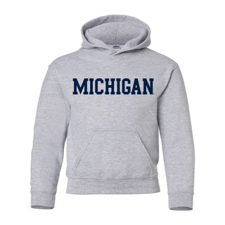 Michigan Basic Block Youth Hoodie