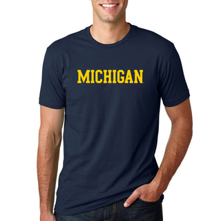 Michigan Basic Block NLA T-Shirt