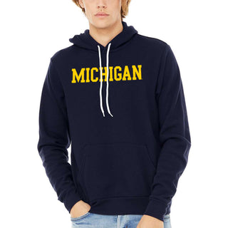 UGP Block Michigan Sponge Fleece Hoodie - Navy