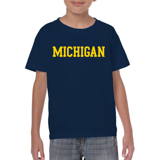 Michigan Basic Block Youth T-Shirt