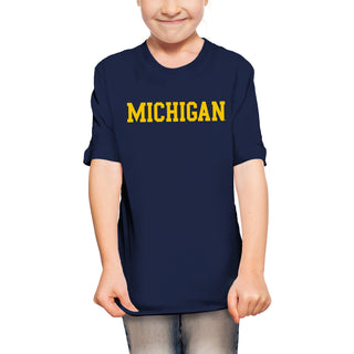 Michigan Basic Block Youth T-Shirt