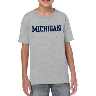 Michigan Basic Block Youth T-Shirt