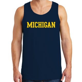 Michigan Basic Block Tank Top