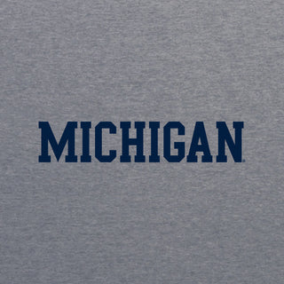 Michigan Basic Block NLA Triblend T-Shirt