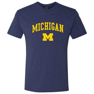 Michigan Arch Logo NLA Triblend T-Shirt