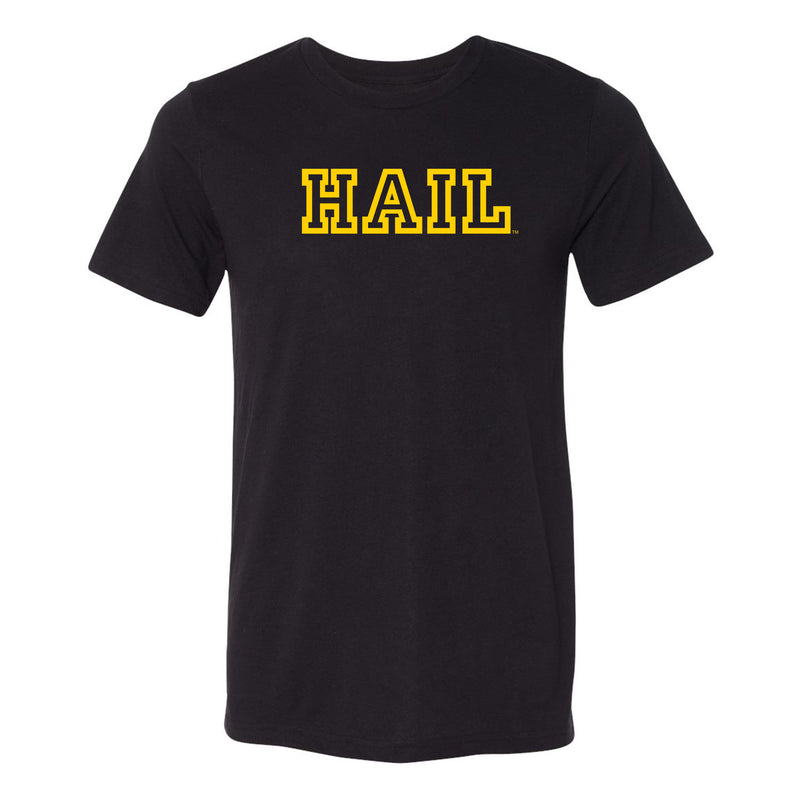 Hail Outline Canvas Tee - Solid Navy Triblend