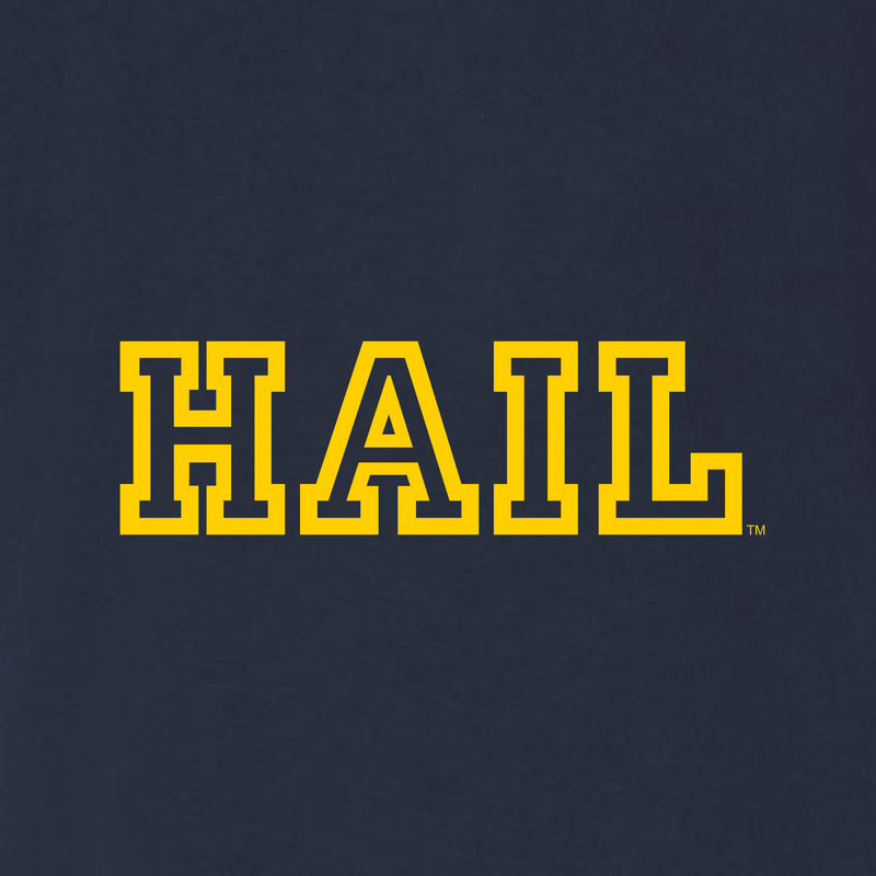 Hail Outline Canvas Tee - Solid Navy Triblend