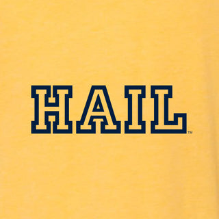 Michigan Hail Outline Canvas Triblend T-Shirt