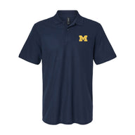 Michigan Block M EMB Softstyle Pique Polo