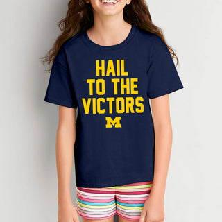 Michigan Wolverines Fight Song Sport Youth T-Shirt - Navy