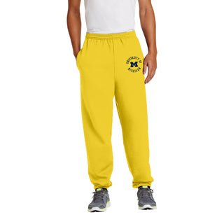 Michigan Old School Circle JA BTB Sweatpants