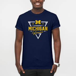 Michigan Arrow Dynamic T-Shirt - Navy