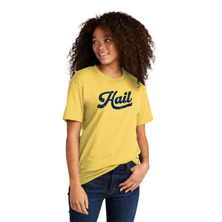 Michigan Hail Script NLA T-Shirt - Banana Cream