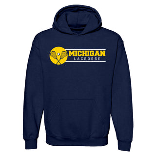 Michigan Lacrosse Spotlight Hoodie - Navy