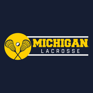 Michigan Lacrosse Spotlight T-Shirt - Navy