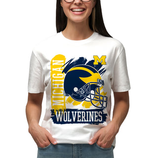 Michigan 90s Big Print T-Shirt - White