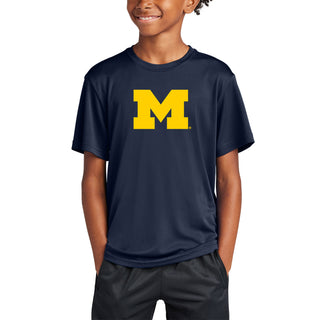 Michigan Novamentum Youth Performance T-Shirt - Navy