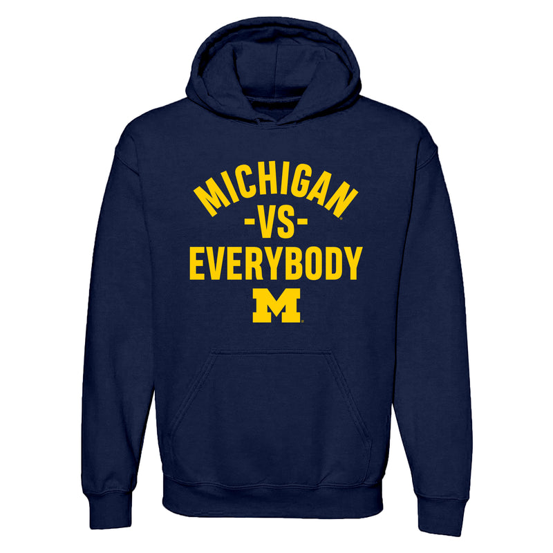 Michigan Vs Everybody Hoodie - Navy