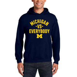 Michigan Vs Everybody Hoodie - Navy