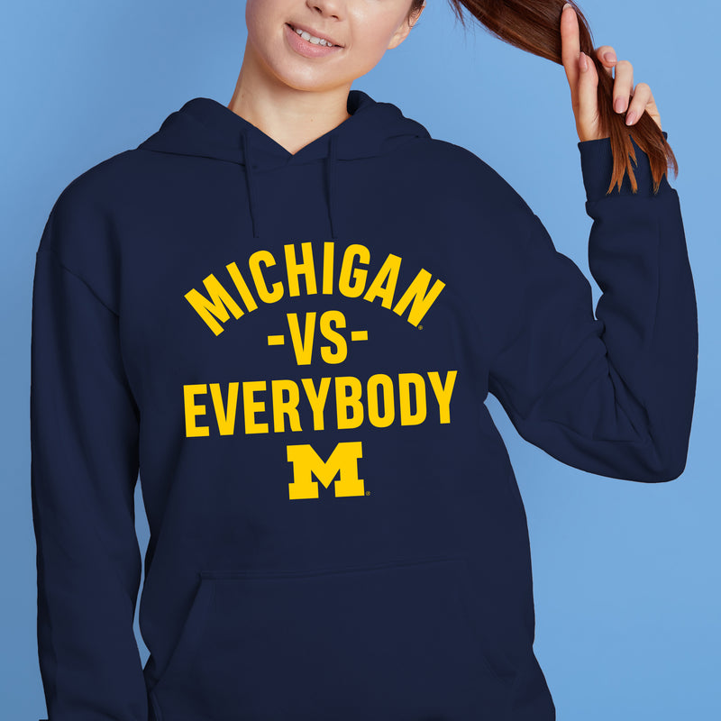 Michigan Vs Everybody Hoodie - Navy